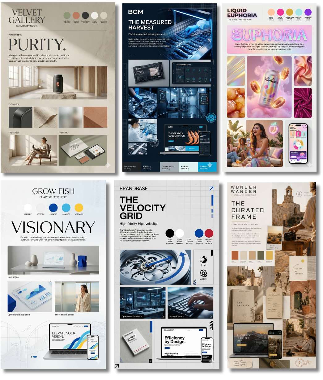 Moodboard samples by brandbase
